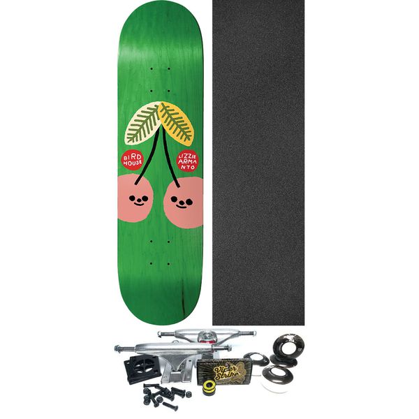 Birdhouse Skateboards Lizzie Armanto Cherrypicked Skateboard Deck - 8" x 31.75" - Complete Skateboard Bundle
