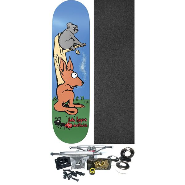 8 x 31.5 Deathwish Skateboards Jake Hayes Smoking Roo Skateboard Deck 