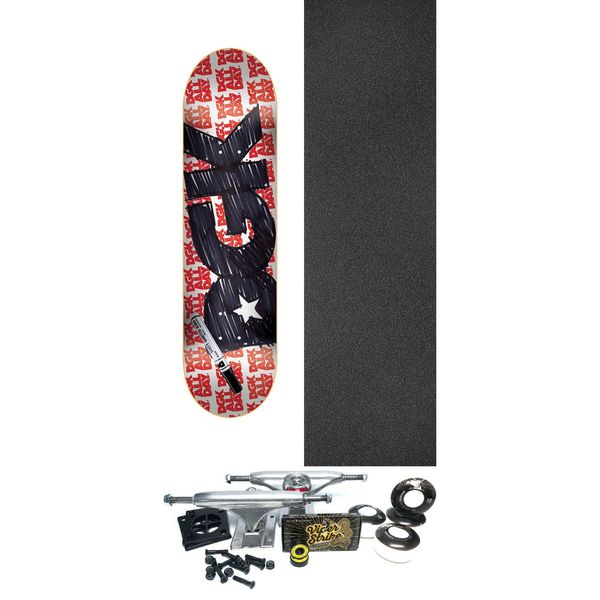 DGK Skateboards Scribble Skateboard Deck - 7.9" x 31.25" - Complete Skateboard Bundle