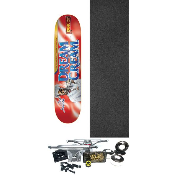 DGK Skateboards Boo Johnson Ghetto Market Skateboard Deck - 7.9" x 31.25" - Complete Skateboard Bundle