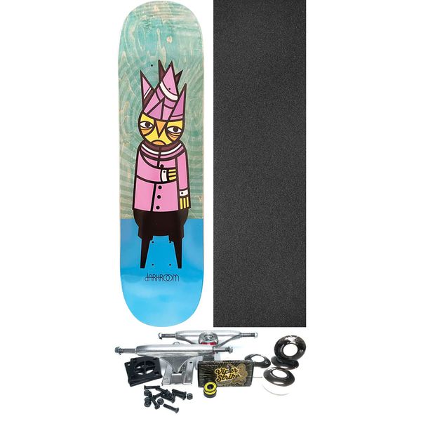 Darkroom Skateboards Paranoid Skateboard Deck - 8" x 31.875" - Complete Skateboard Bundle