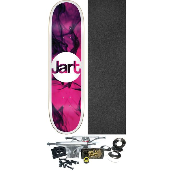 Jart Skateboards Tie Dye Skateboard Deck - 7.87" x 31.6" - Complete Skateboard Bundle