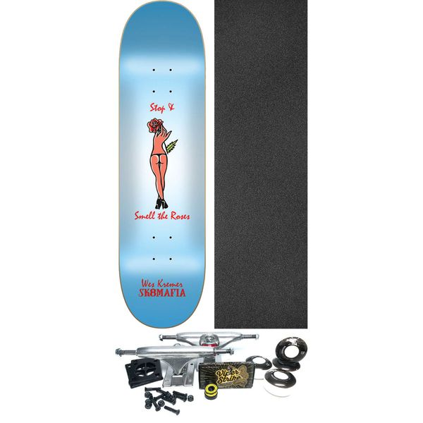 Sk8Mafia Skateboards Wes Kremer Tatter Skateboard Deck - 8" x 32" - Complete Skateboard Bundle