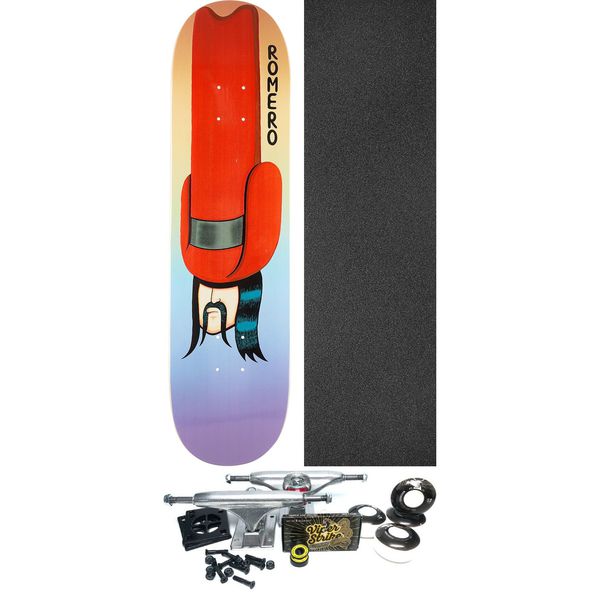 Toy Machine Skateboards Leo Romero Tall Hat Skateboard Deck - 8" x 31.75" - Complete Skateboard Bundle