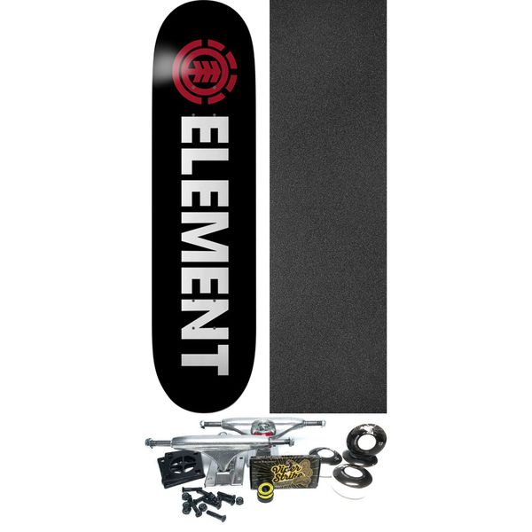 Element Skateboards Blazin Skateboard Deck - 8" x 32.06" - Complete Skateboard Bundle