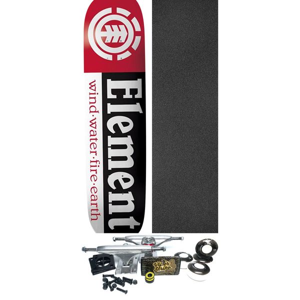 Element Skateboards Section Skateboard Deck - 7.75" x 31.75" - Complete Skateboard Bundle