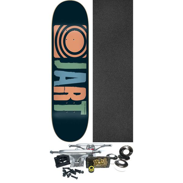 Jart Skateboards Classic Skateboard Deck - 7.6" x 31.6" - Complete Skateboard Bundle