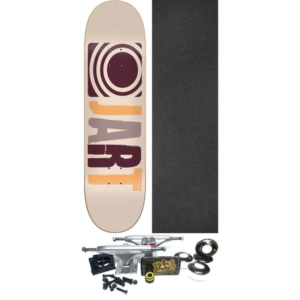 Jart Skateboards Classic Skateboard Deck - 7.75" x 31.625" - Complete Skateboard Bundle