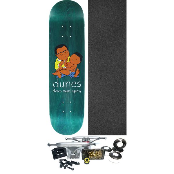 Stereo Skateboards Chris Pastras Dunes Skateboard Deck - 7.75" x 31.75" - Complete Skateboard Bundle