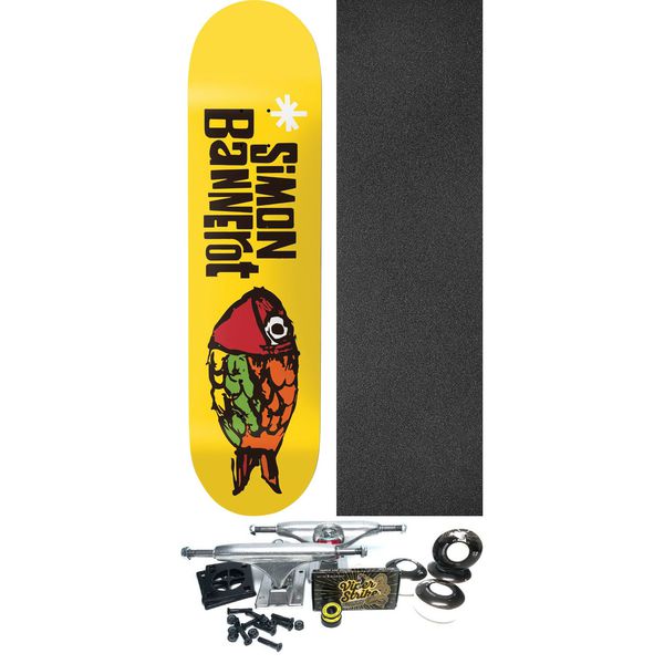 Girl Skateboards Simon Bannerot Pictograph Skateboard Deck - 8" x 31.875" - Complete Skateboard Bundle