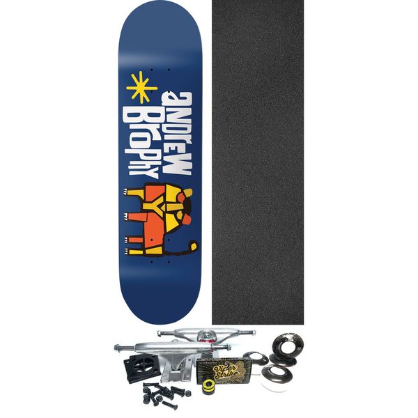 Girl Skateboards Andrew Brophy Pictograph Skateboard Deck - 8" x 31.875" - Complete Skateboard Bundle