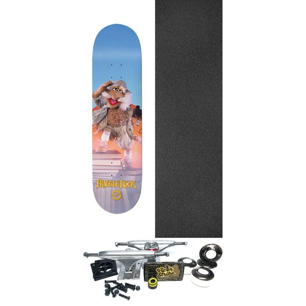 Madrid Skateboards X Fraggle Rock Traveling Matt Skateboard Deck - 8" x 31.75" - Complete Skateboard Bundle