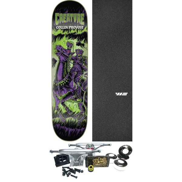 Creature Skateboards Collin Provost Horseman Skateboard Deck VX - 8" x 31.8" - Complete Skateboard Bundle