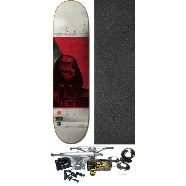 Element Skateboards Star Wars Vader Skateboard Deck - 8" x 31.875" - Complete Skateboard Bundle