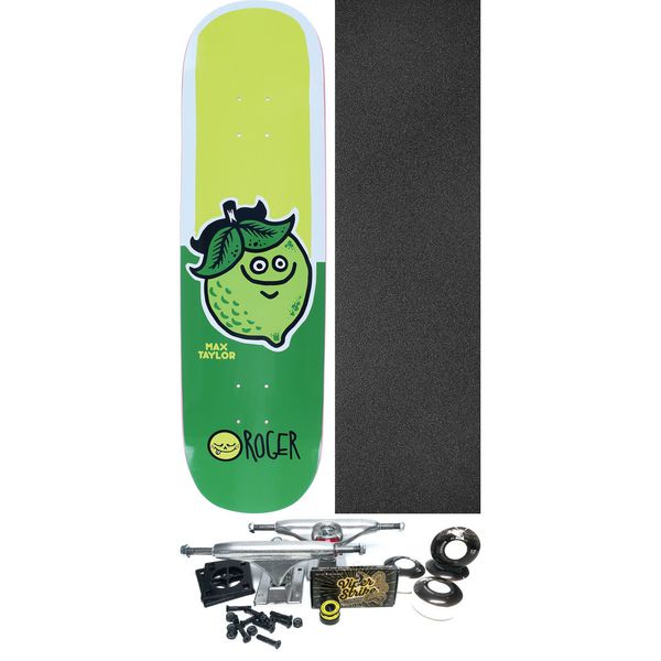 Roger Skateboards Max Taylor Lima Skateboard Deck - 8.38" x 32" - Complete Skateboard Bundle