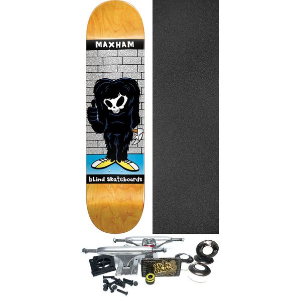 Blind Skateboards Jordan Maxham Reaper Impersonator Skateboard Deck Resin-7 - 8.37" x 32.2" - Complete Skateboard Bundle