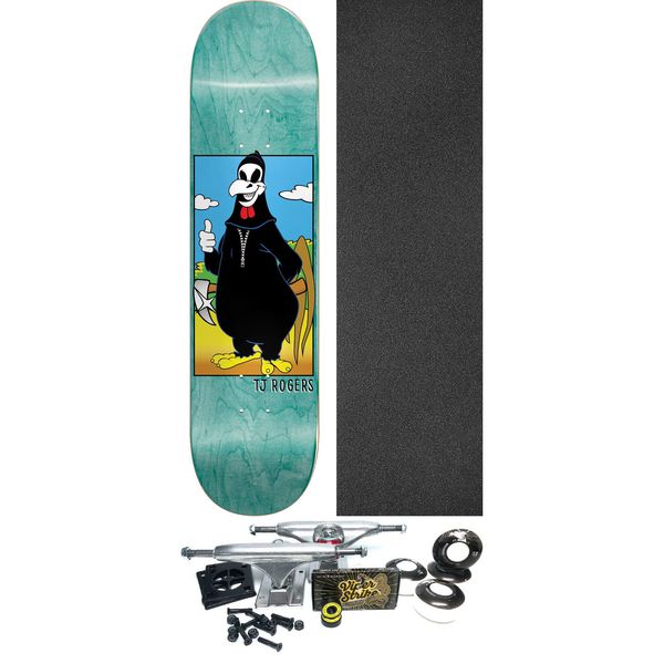 Blind Skateboards TJ Rogers Reaper Impersonator Skateboard Deck Resin-7 - 8" x 31.7" - Complete Skateboard Bundle