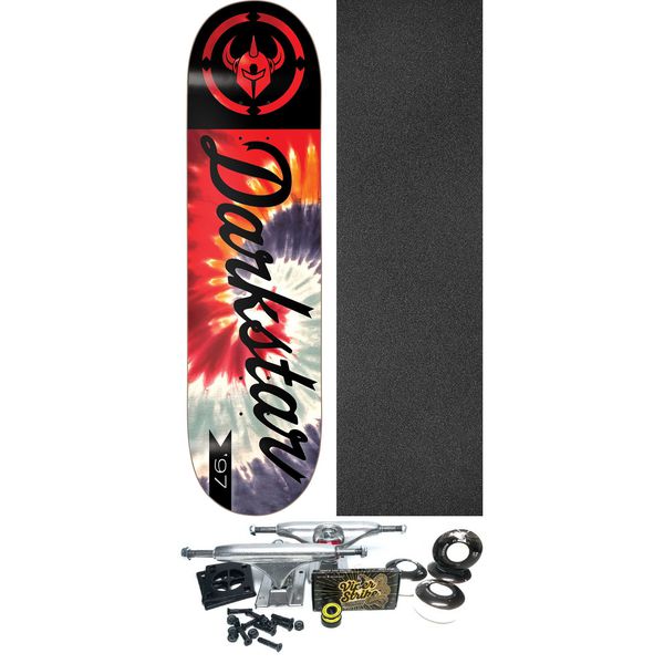 Darkstar Skateboards Contra Red Skateboard Deck RHM - 8.37" x 31.97" - Complete Skateboard Bundle