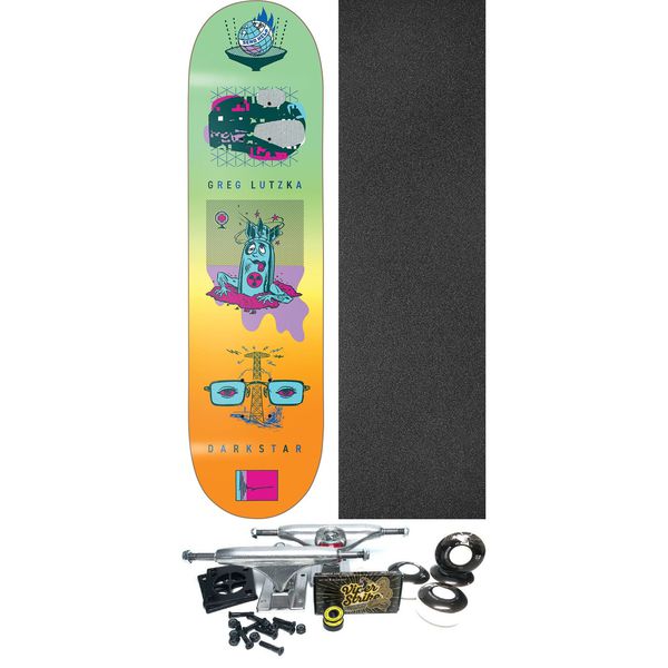 Darkstar Skateboards Greg Lutzka New Abnormal Skateboard Deck Resin-7 - 8" x 31.6" - Complete Skateboard Bundle