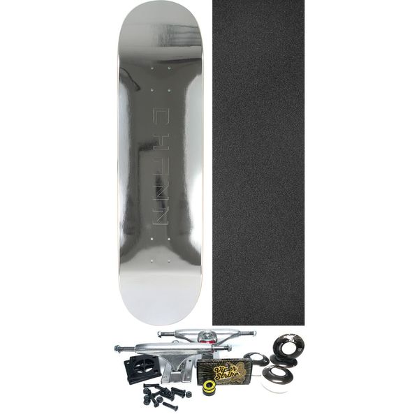 The Heart Supply Skateboards Chris Chann Mirror Skateboard Deck - 8" x 32" - Complete Skateboard Bundle