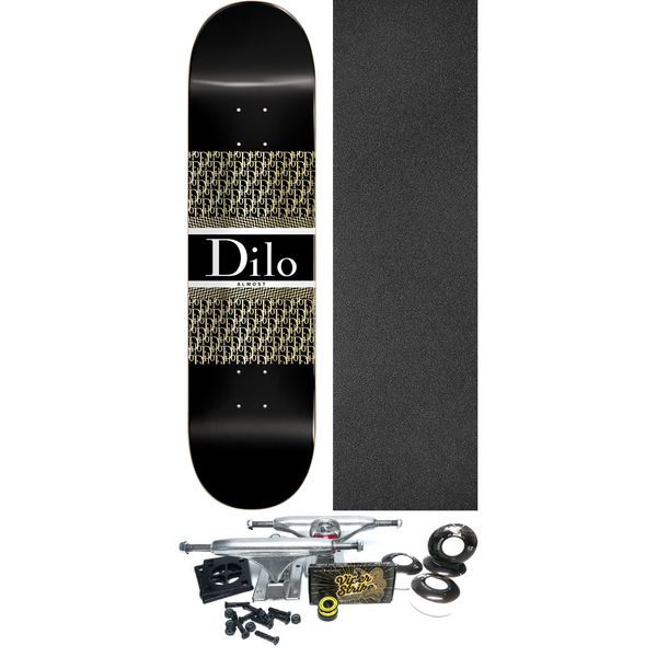 Almost Skateboards John Dilo Luxury Super Sap Skateboard Deck Resin-7 - 8.37" x 32.2" - Complete Skateboard Bundle