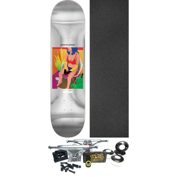 Almost Skateboards John Dilo Life Stills Skateboard Deck Impact Light - 8.5" x 32.3" - Complete Skateboard Bundle
