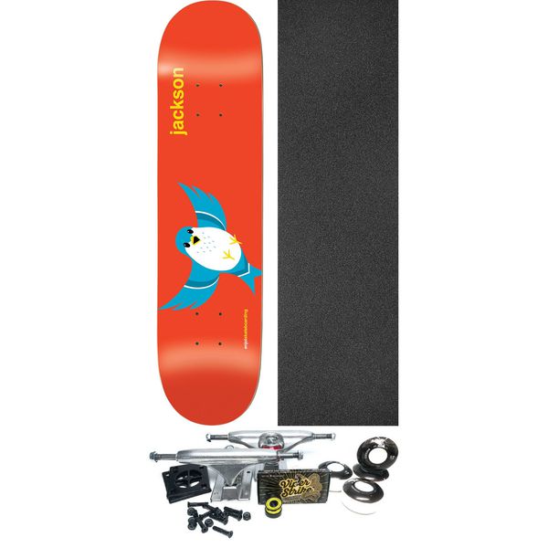 Enjoi Skateboards Jackson Pilz Early Bird Skateboard Deck Resin-7 - 8.5" x 32.1" - Complete Skateboard Bundle