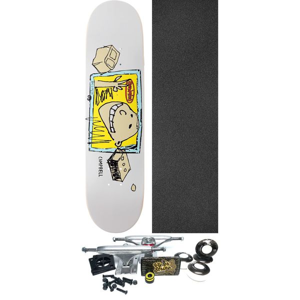 Foundation Skateboards Aidan Campbell Doomed Skateboard Deck - 8" x 31.63" - Complete Skateboard Bundle