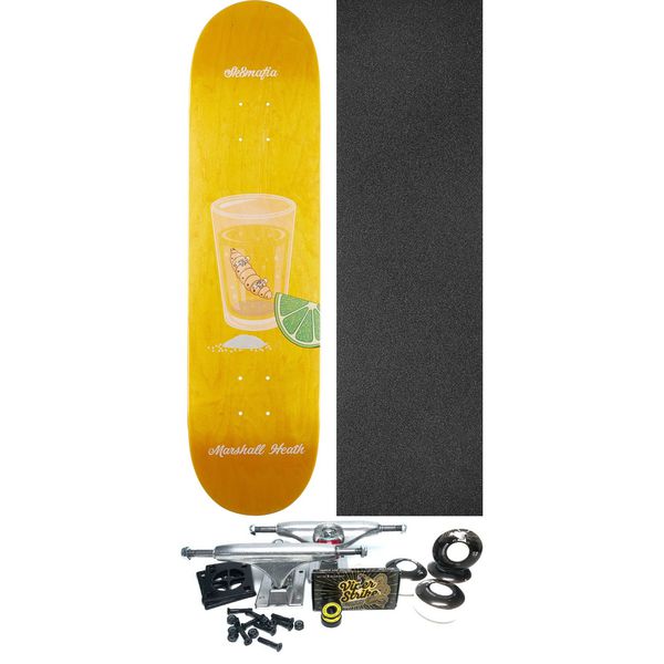 Sk8Mafia Skateboards Marshall Heath Hacked Assorted Colors Skateboard Deck - 8" x 32" - Complete Skateboard Bundle