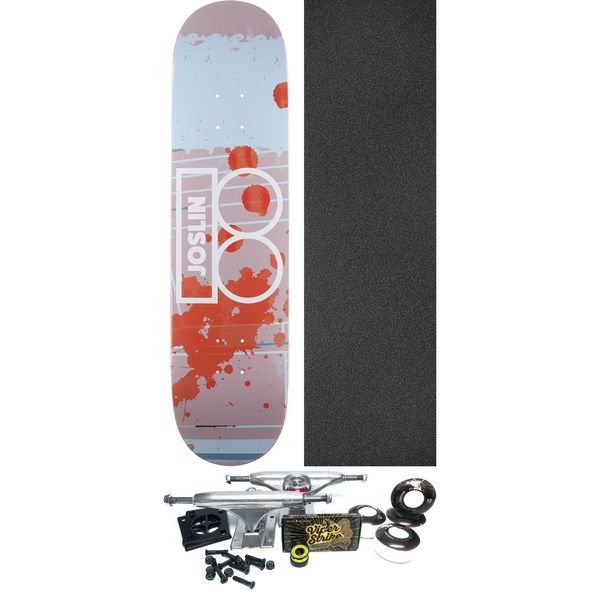 Plan B Skateboards Chris Joslin Mixed Media Skateboard Deck - 8.37" x 31.71" - Complete Skateboard Bundle