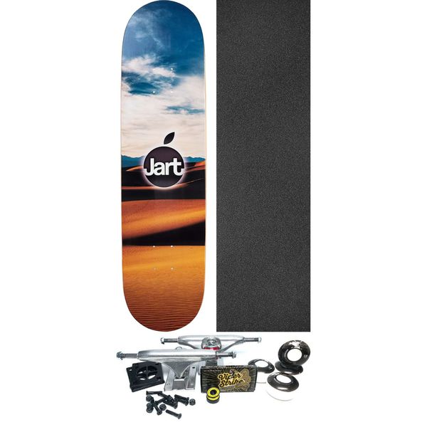Jart Skateboards Orange Skateboard Deck - 8" x 31.85" - Complete Skateboard Bundle