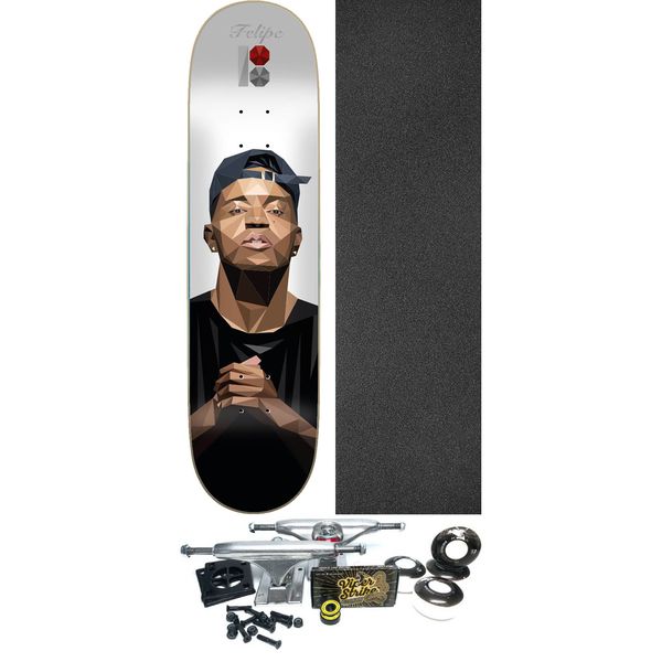 Plan B Skateboards Felipe Gustavo Alf Skateboard Deck - 7.75" x 31.23" - Complete Skateboard Bundle