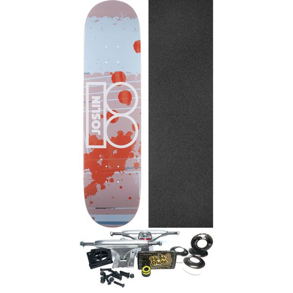 Plan B Skateboards Chris Joslin Mixed Media Skateboard Deck - 8" x 31.5" - Complete Skateboard Bundle