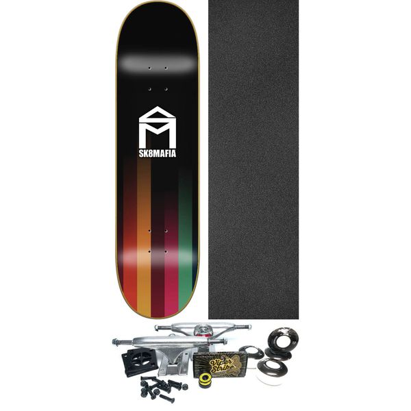 Sk8Mafia Skateboards House Logo Fog Skateboard Deck - 8" x 32" - Complete Skateboard Bundle