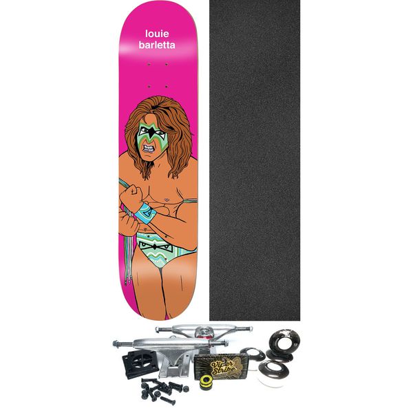 Enjoi Skateboards Louie Barletta Body Slam II Skateboard Deck Resin-7 - 8.5" x 32.2" - Complete Skateboard Bundle
