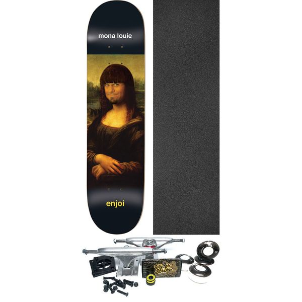 Enjoi Skateboards Louie Barletta Renaissance Skateboard Deck Impact Light - 8.5" x 32.2" - Complete Skateboard Bundle