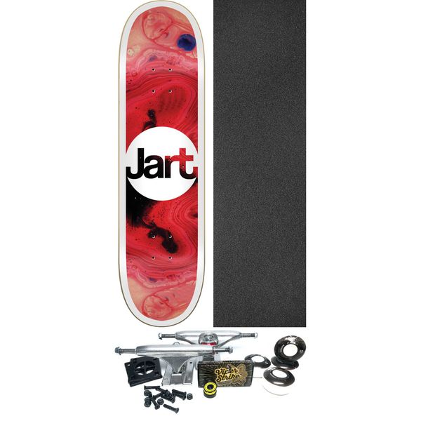 Jart Skateboards Tie Dye Skateboard Deck - 8.37" x 31.85" - Complete Skateboard Bundle