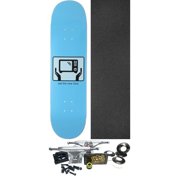 Pizza Skateboards Eat Skateboard Deck - 8.37" x 32" - Complete Skateboard Bundle