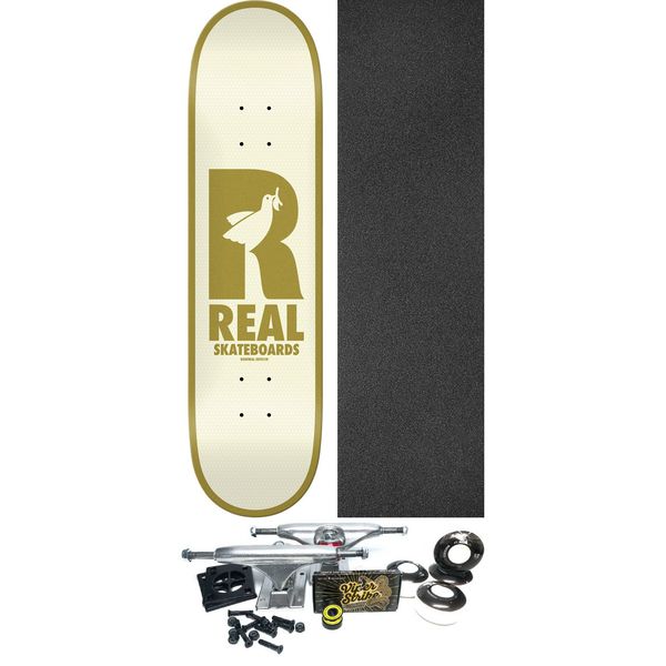 Real Skateboards Doves Redux Skateboard Deck - 8.38" x 32.2" - Complete Skateboard Bundle