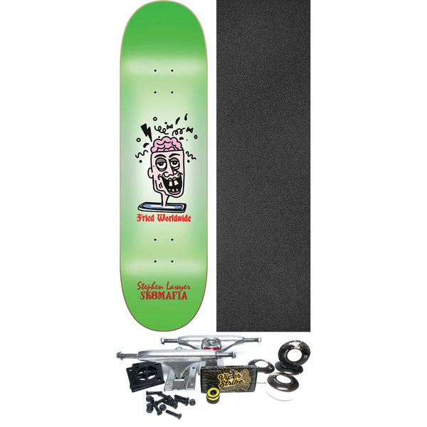 Sk8Mafia Skateboards Stephen Lawyer Tatter Skateboard Deck - 8.3" x 32" - Complete Skateboard Bundle