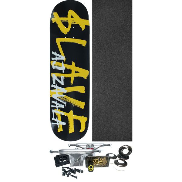 Slave Skateboards AJ Zavala 10 Years Pro Skateboard Deck - 8.5" x 32.5" - Complete Skateboard Bundle