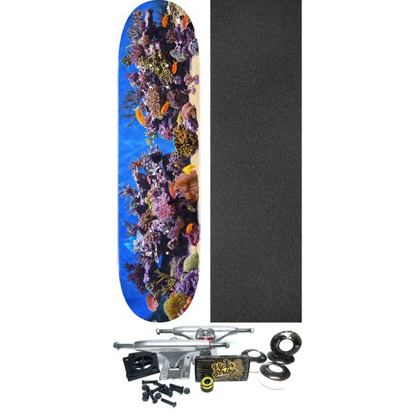 Mini Logo Skateboards Fish Tank Skateboard Deck 244/K-20 - 8.5" x 32.08" - Complete Skateboard Bundle