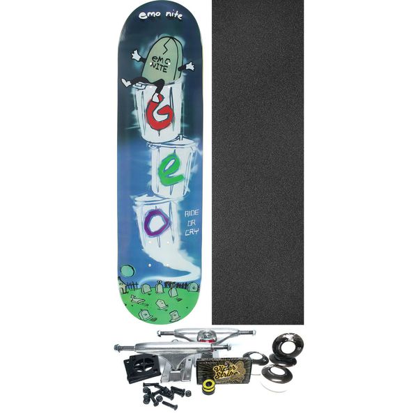 GEO Skateboards Graveboy Skateboard Deck - 8" x 31.875" - Complete Skateboard Bundle