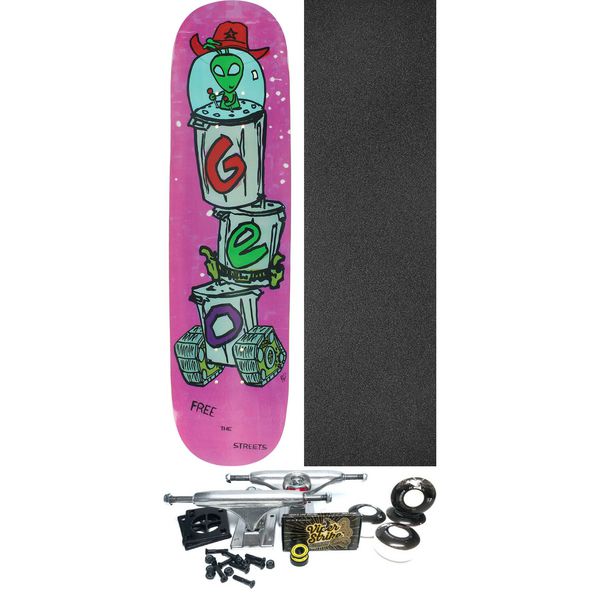 GEO Skateboards Sheriff Robbie Skateboard Deck - 7.75" x 31.5" - Complete Skateboard Bundle