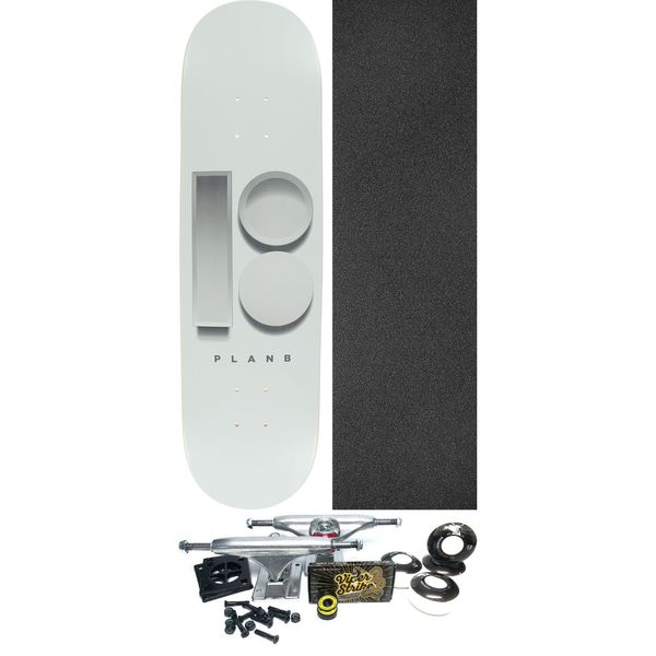Plan B Skateboards 3D Skateboard Deck - 8" x 31.25" - Complete Skateboard Bundle