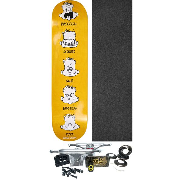 Pizza Skateboards Jesse Vieira Feelings Assorted Colors Skateboard Deck - 8" x 31.5" - Complete Skateboard Bundle