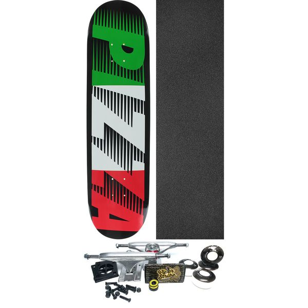 Pizza Skateboards Speedy Skateboard Deck - 8" x 31.5" - Complete Skateboard Bundle