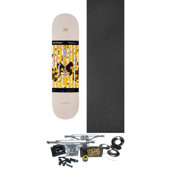 Habitat Skateboards Harper Isle Royale Skateboard Deck - 8" x 31.5" - Complete Skateboard Bundle