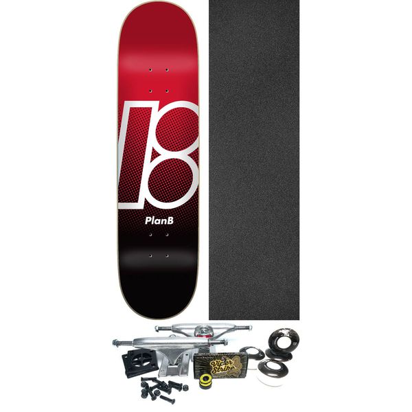 Plan B Skateboards Andromeda Skateboard Deck - 8" x 31.85" - Complete Skateboard Bundle