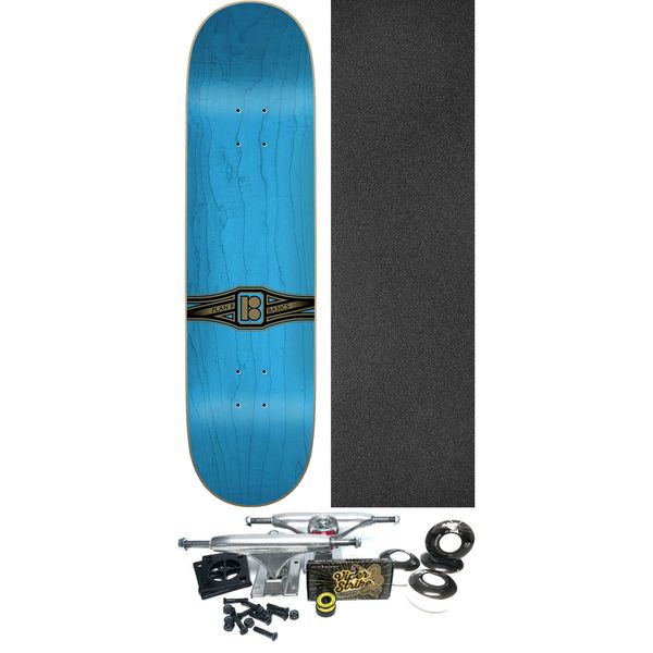 Plan B Skateboards Basics Assorted Stains Skateboard Deck - 7.87" x 31.75" - Complete Skateboard Bundle